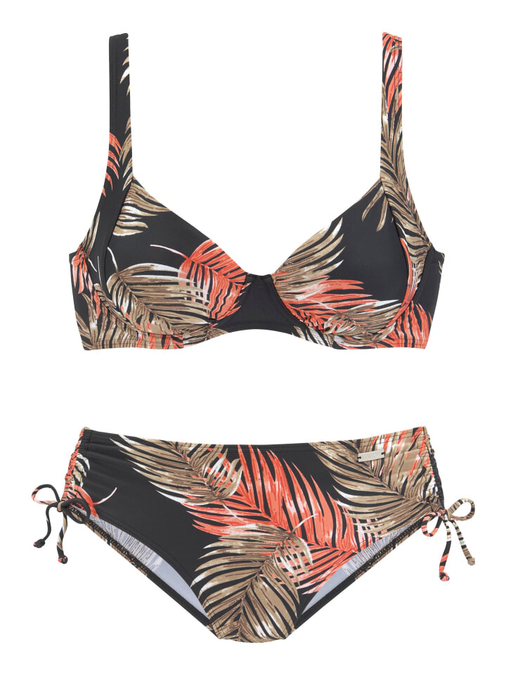 Комплект бикини LASCANA, цвет schwarz/bedruckt
Комплект бикини LASCANA, цвет schwarz/bedruckt