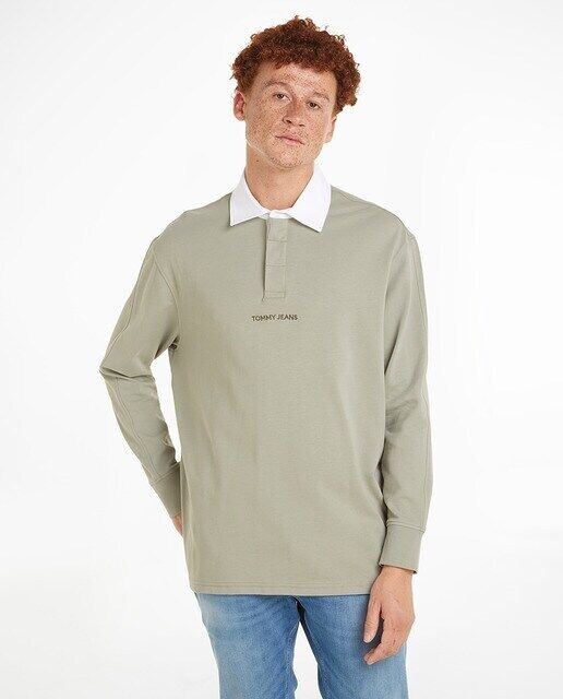 Мужская рубашка-поло классического кроя с длинными рукавами Tommy Jeans, хаки
Мужская рубашка-поло классического кроя с длинными рукавами Tommy Jeans, хаки