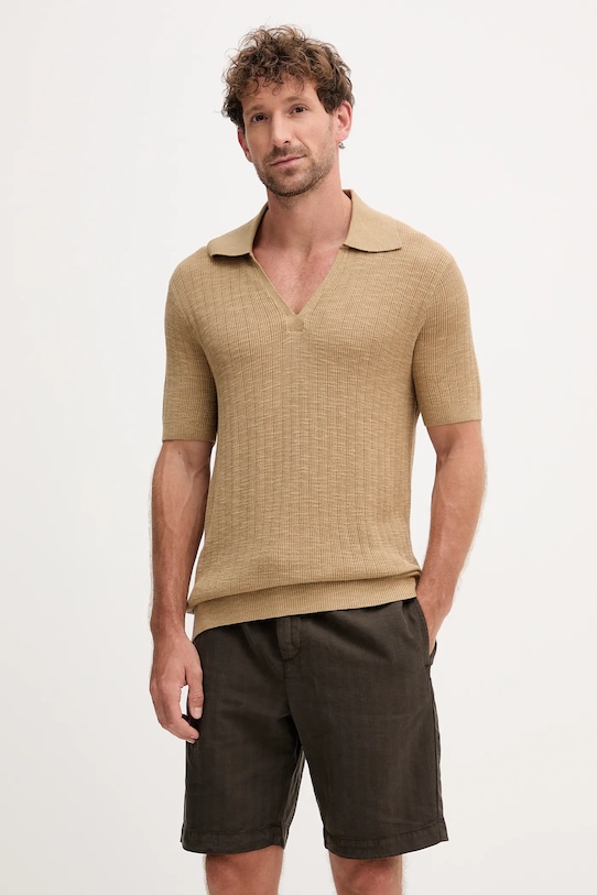 Поло с добавлением льна Frescobol Carioca, зеленый
Поло с добавлением льна Frescobol Carioca, зеленый