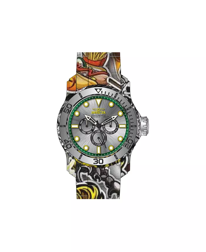 Мужские часы Pro Diver Quartz Chronograph 47854 с черным, серебристым и зеленым циферблатом Invicta, белый
Мужские часы Pro Diver Quartz Chronograph 47854 с черным, серебристым и зеленым циферблатом Invicta, белый