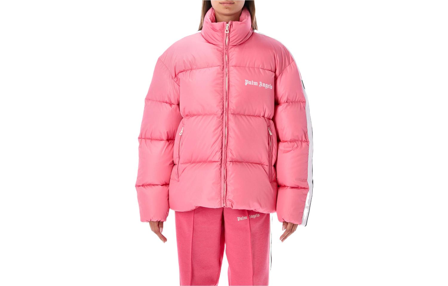 Пуховик с боковыми полосами PALM ANGELS, розовый
Пуховик с боковыми полосами PALM ANGELS, розовый