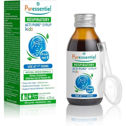 Puressentiel Сироп Acti Pure Kids 125 мл. Мгновенное облегчение простуды и боли в горле. Противоотечное средство. Укрепляет иммунитет. 100% натуральная формула. Подходит для детей от 3 лет и старше.
Puressentiel Сироп Acti Pure Kids 125 мл. Мгновенное облегчение простуды и боли в горле. Противоотечное средство. Укрепляет иммунитет. 100% натуральная формула. Подходит для детей от 3 лет и старше.