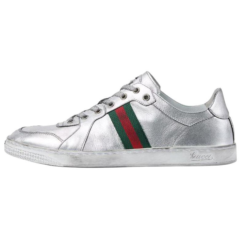 GUCCI Кроссовки Famiglia Leather Low top Skateboard Shoes мужские Silver
GUCCI Кроссовки Famiglia Leather Low top Skateboard Shoes мужские Silver