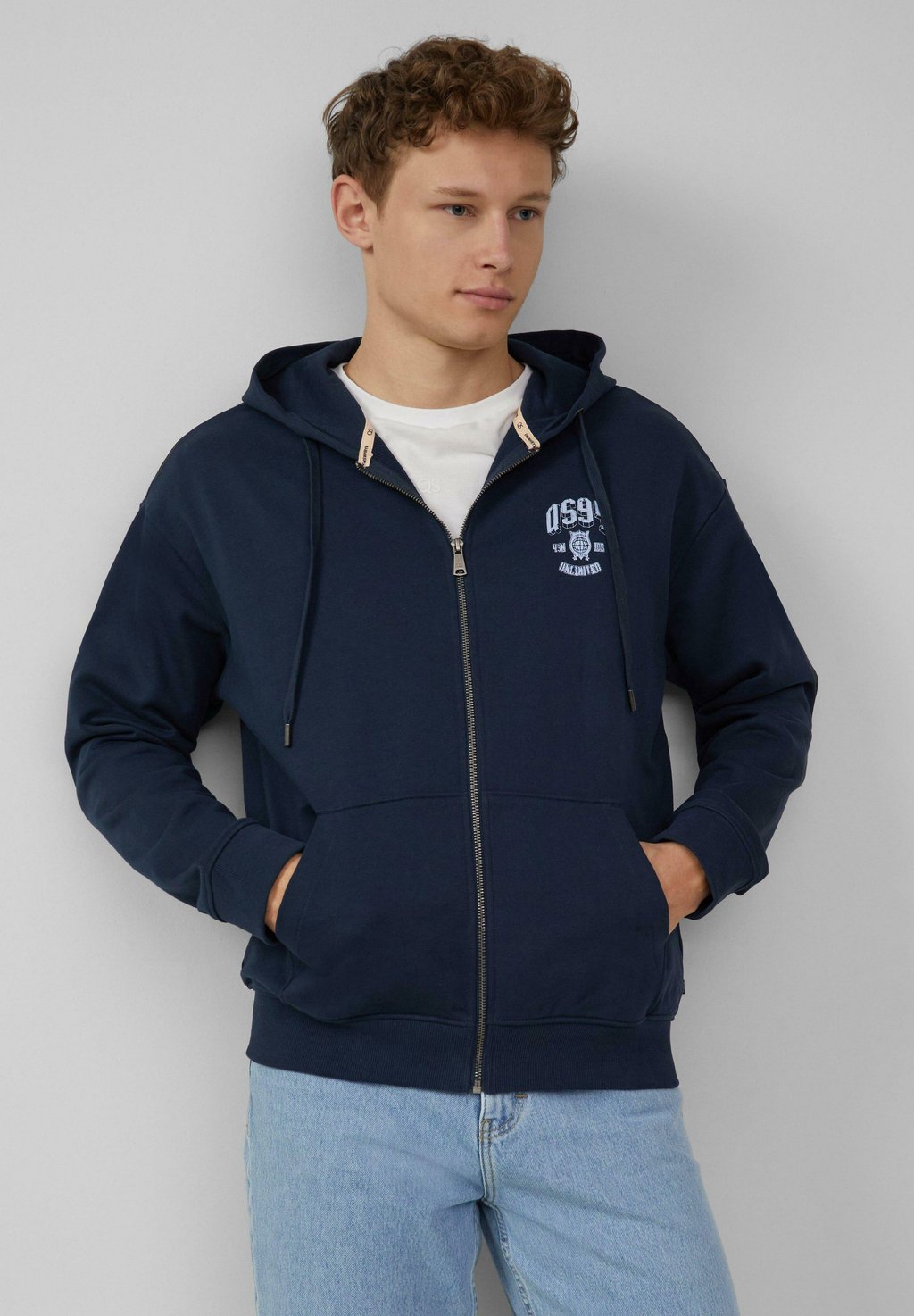 Толстовка на молнии MIT FRONT QS, синий
Толстовка на молнии MIT FRONT QS, синий