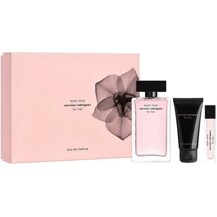 Narciso Rodriguez Musc Noir For Her Gift Set + Eau De Parfum 100ml + Body Lotion 50ml + Eau De Parfum 10ml
Narciso Rodriguez Musc Noir For Her Gift Set + Eau De Parfum 100ml + Body Lotion 50ml + Eau De Parfum 10ml