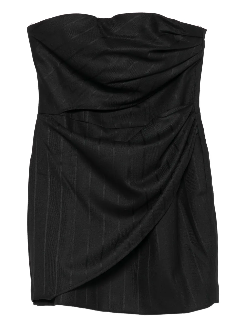 Драпированное платье мини без бретелей THE ANDAMANE, черный
Драпированное платье мини без бретелей THE ANDAMANE, черный