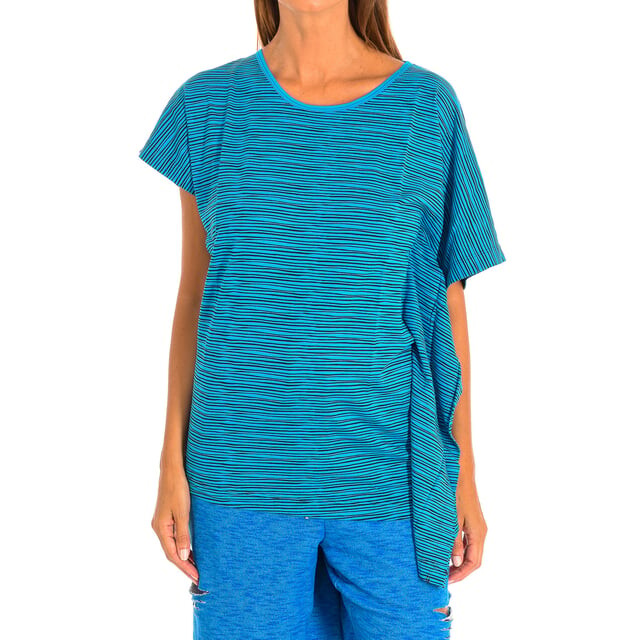 Женская спортивная футболка с коротким рукавом и круглым вырезом z1t00682 Zumba, синий
Женская спортивная футболка с коротким рукавом и круглым вырезом z1t00682 Zumba, синий