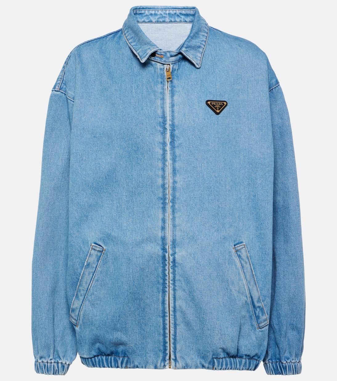 Джинсовая куртка с логотипом Prada, Sky
Джинсовая куртка с логотипом Prada, Sky