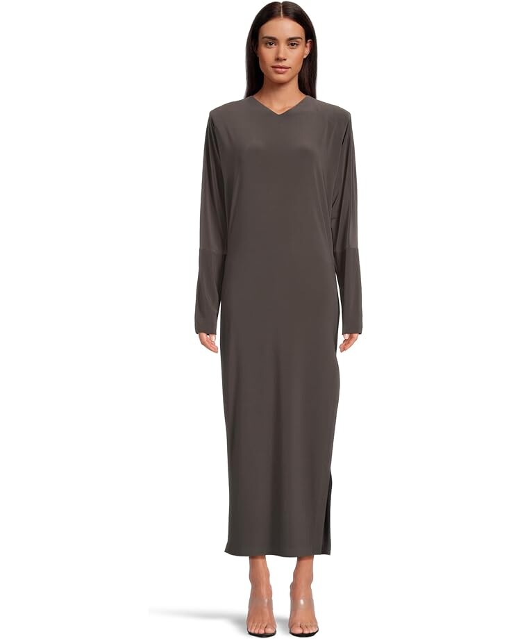 Платье Norma Kamali Dolman V-Neck Side Slit Gown With Shoulder Pads, цвет Espresso
Платье Norma Kamali Dolman V-Neck Side Slit Gown With Shoulder Pads, цвет Espresso
