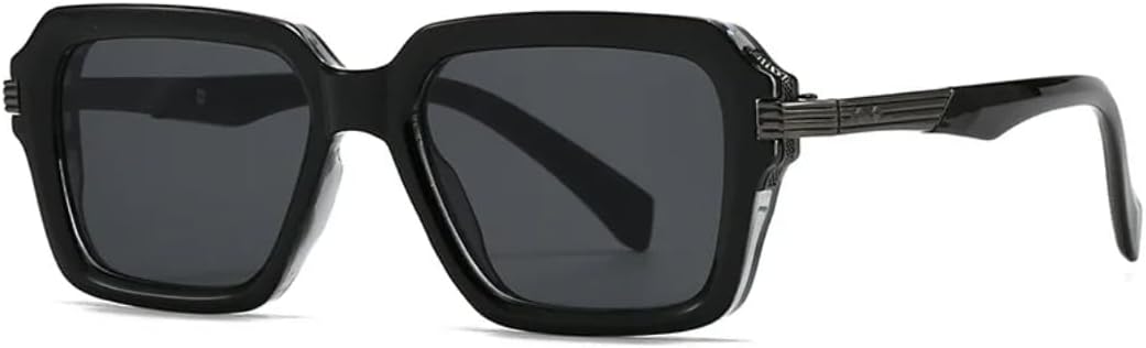 Мужские солнцезащитные очки в стиле ретро с двухцветной оправой и заклепками, женские очки с синим градиентом, защита от УФ-излучения UV400, модные панк-солнцезащитные очки SZVVBKK, C4 Black Gun Grey
Мужские солнцезащитные очки в стиле ретро с двухцветной оправой и заклепками, женские очки с синим градиентом, защита от УФ-излучения UV400, модные панк-солнцезащитные очки SZVVBKK, C4 Black Gun Grey