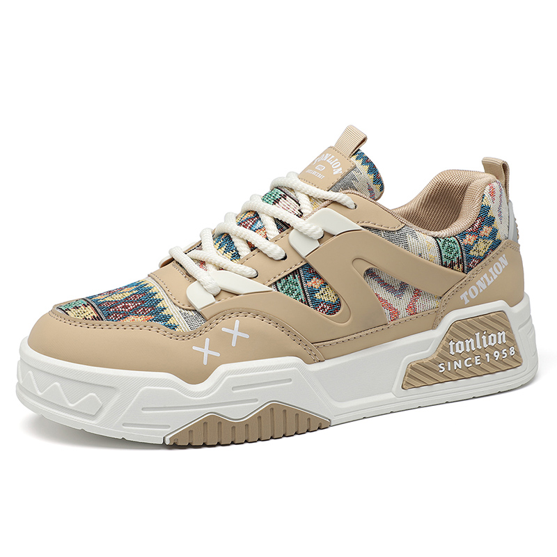 Tonlion Износостойкие и легкие мужские лоу-топы для скейтбординга экрю, цвет Ecru
Tonlion Износостойкие и легкие мужские лоу-топы для скейтбординга экрю, цвет Ecru