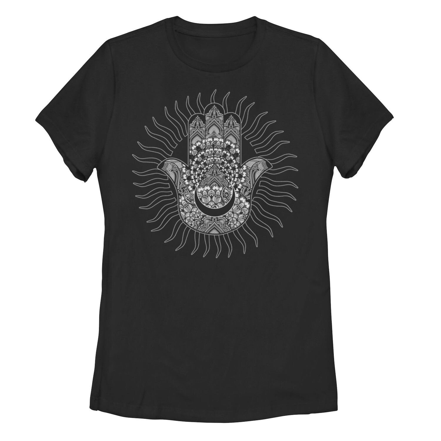 Детская футболка Hamsa Moon Sun с геометрическим рисунком и графическим рисунком, черный
Детская футболка Hamsa Moon Sun с геометрическим рисунком и графическим рисунком, черный
