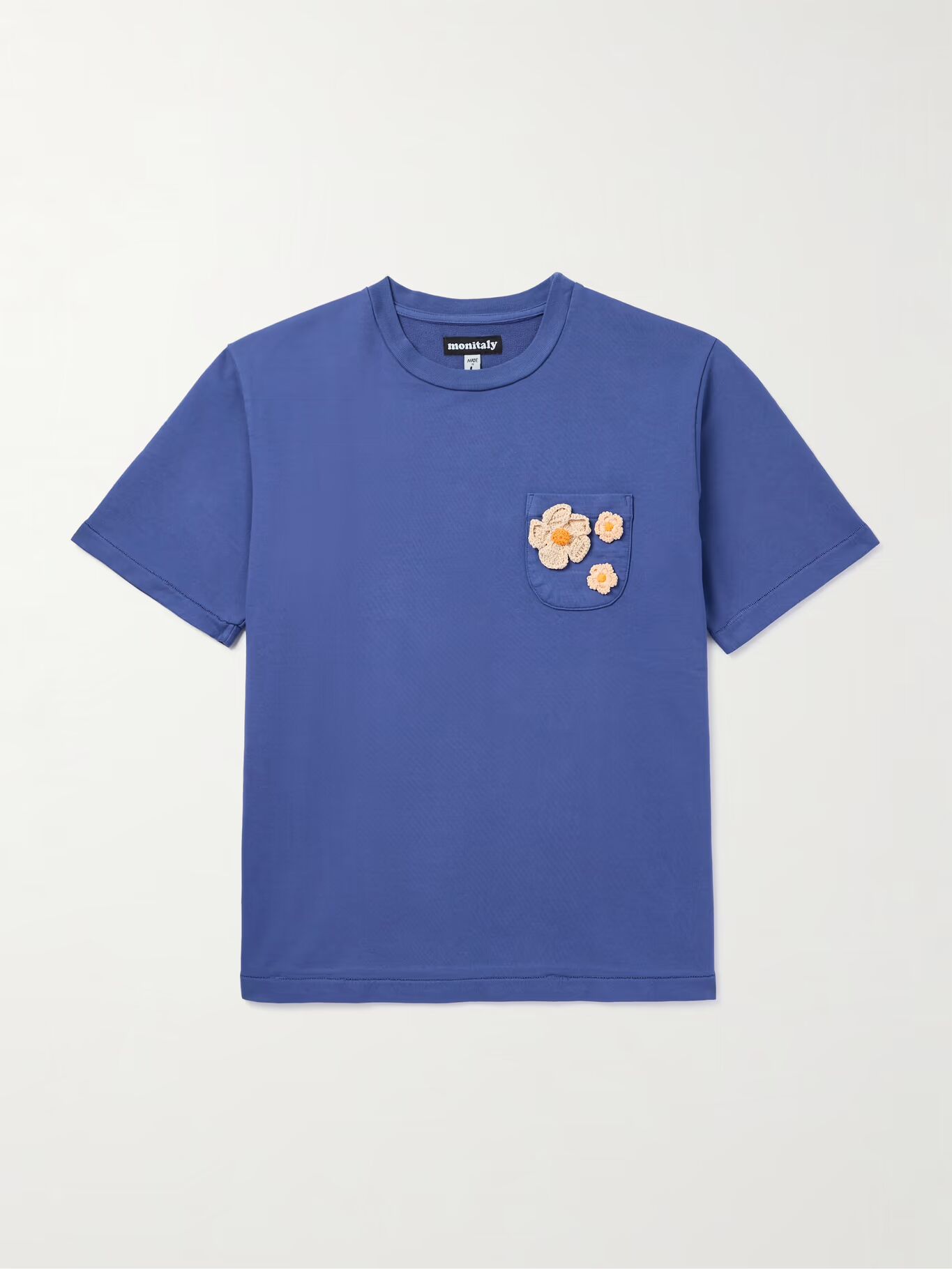 Футболка из хлопкового джерси с отделкой крючком MONITALY, темно-синий
Футболка из хлопкового джерси с отделкой крючком MONITALY, темно-синий