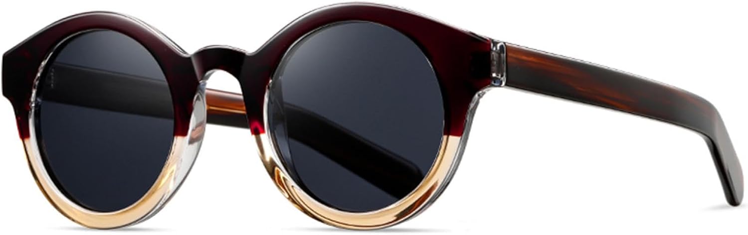 Солнцезащитные очки в круглой оправе в стиле ретро для женщин, коричневые и черные, поляризованные, для мужчин, с защитой от УФ-излучения UV400, ацетатная оправа SZVVBKK, Brown Yellow Frame
Солнцезащитные очки в круглой оправе в стиле ретро для женщин, коричневые и черные, поляризованные, для мужчин, с защитой от УФ-излучения UV400, ацетатная оправа SZVVBKK, Brown Yellow Frame