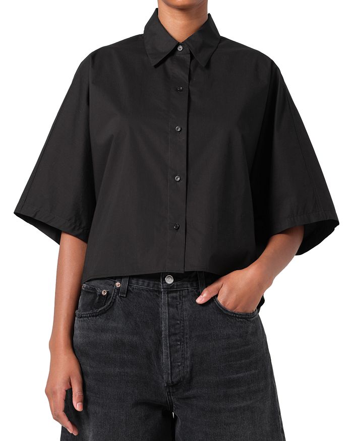 Рубашка Merrin «летучая мышь» с коротким рукавом AGOLDE, черный
Рубашка Merrin «летучая мышь» с коротким рукавом AGOLDE, черный