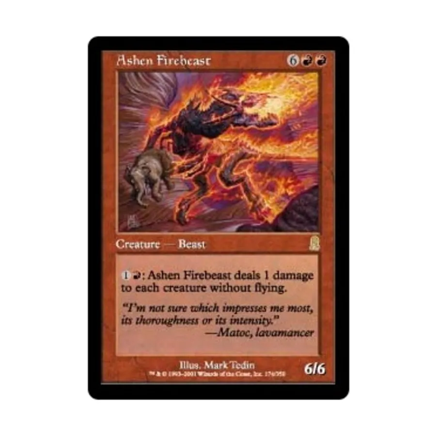 CCG Пепельный огненный зверь (клавиша R), MTG - Odyssey
CCG Пепельный огненный зверь (клавиша R), MTG - Odyssey