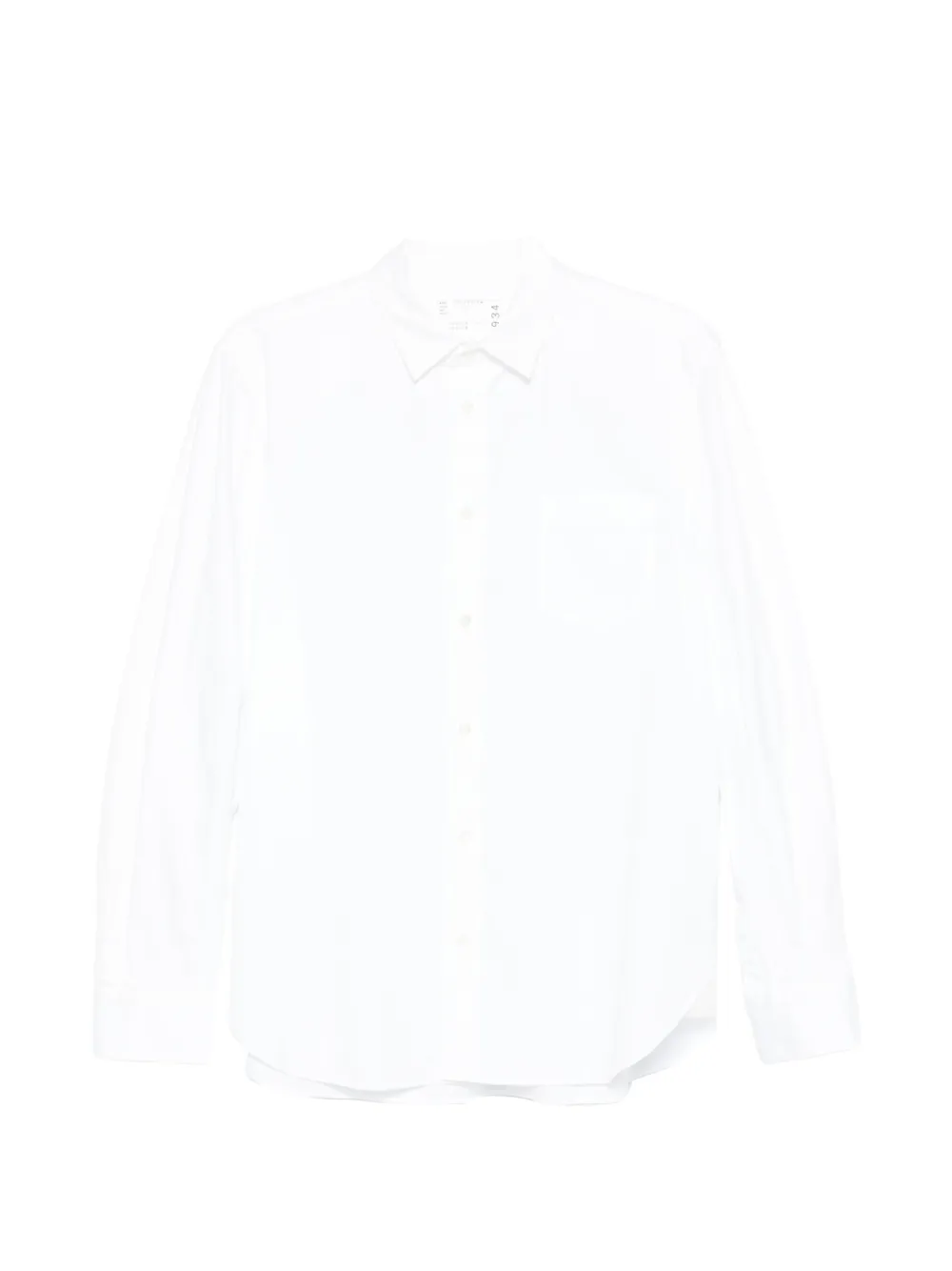 Рубашка на пуговицах Sacai, белый
Рубашка на пуговицах Sacai, белый