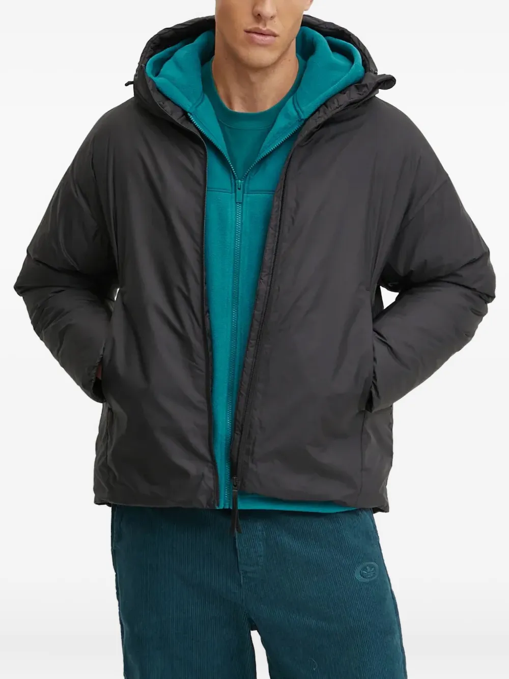 Стеганая куртка с тремя полосками adidas, черный
Стеганая куртка с тремя полосками adidas, черный