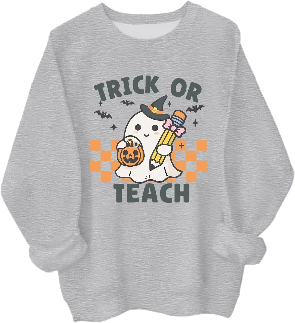 Толстовка Trick or Teach для учителя на Хэллоуин
Толстовка Trick or Teach для учителя на Хэллоуин