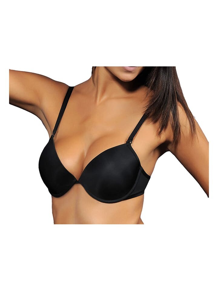 Бюстгальтер на косточках COTONELLA, черный
Бюстгальтер на косточках COTONELLA, черный