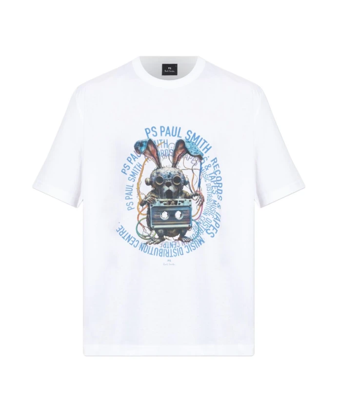 Футболка с короткими рукавами и круглым вырезом Paul Smith, белый
Футболка с короткими рукавами и круглым вырезом Paul Smith, белый