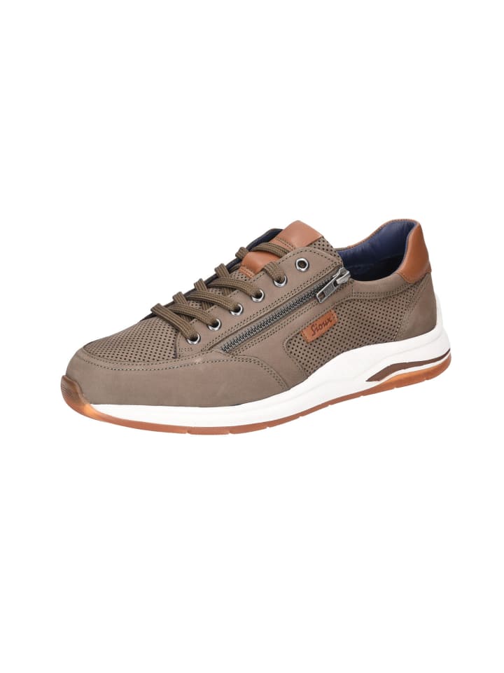 Кроссовки на шнуровке Sioux, коричневый
Кроссовки на шнуровке Sioux, коричневый