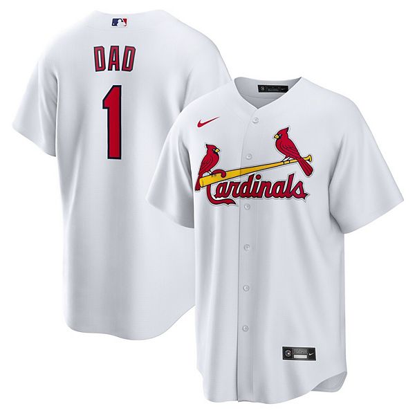 Мужская белая реплика футболки St Louis Cardinals #1 Dad Home Nike
Мужская белая реплика футболки St Louis Cardinals #1 Dad Home Nike