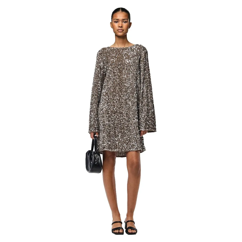 Платье Pieces Kam с глубокой спинкой и бантом, с длинными рукавами, коричневый
Платье Pieces Kam с глубокой спинкой и бантом, с длинными рукавами, коричневый