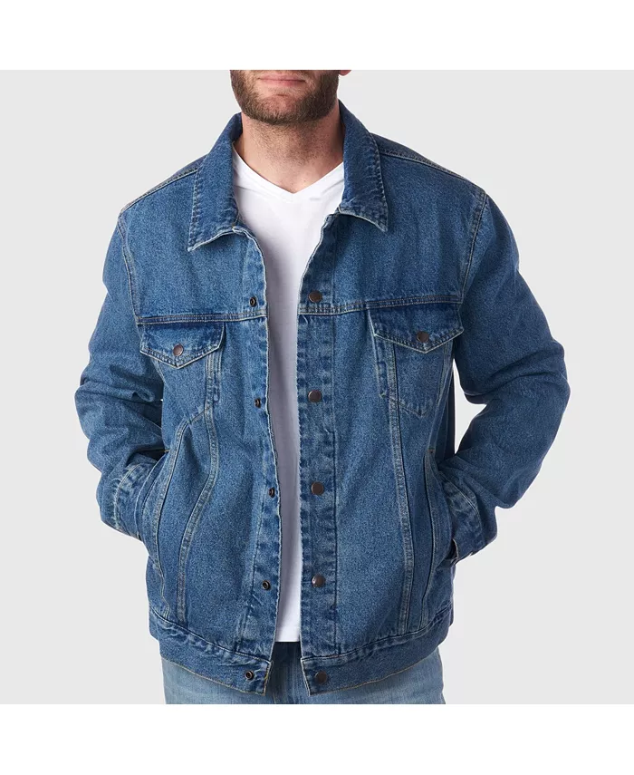 Классическое джинсовое пальто Derek для мужчин Повседневная куртка-косуха на пуговицах Alpine Swiss
Классическое джинсовое пальто Derek для мужчин Повседневная куртка-косуха на пуговицах Alpine Swiss