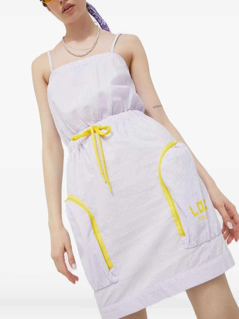 Платье мини с кулиской Love Moschino, фиолетовый
Платье мини с кулиской Love Moschino, фиолетовый