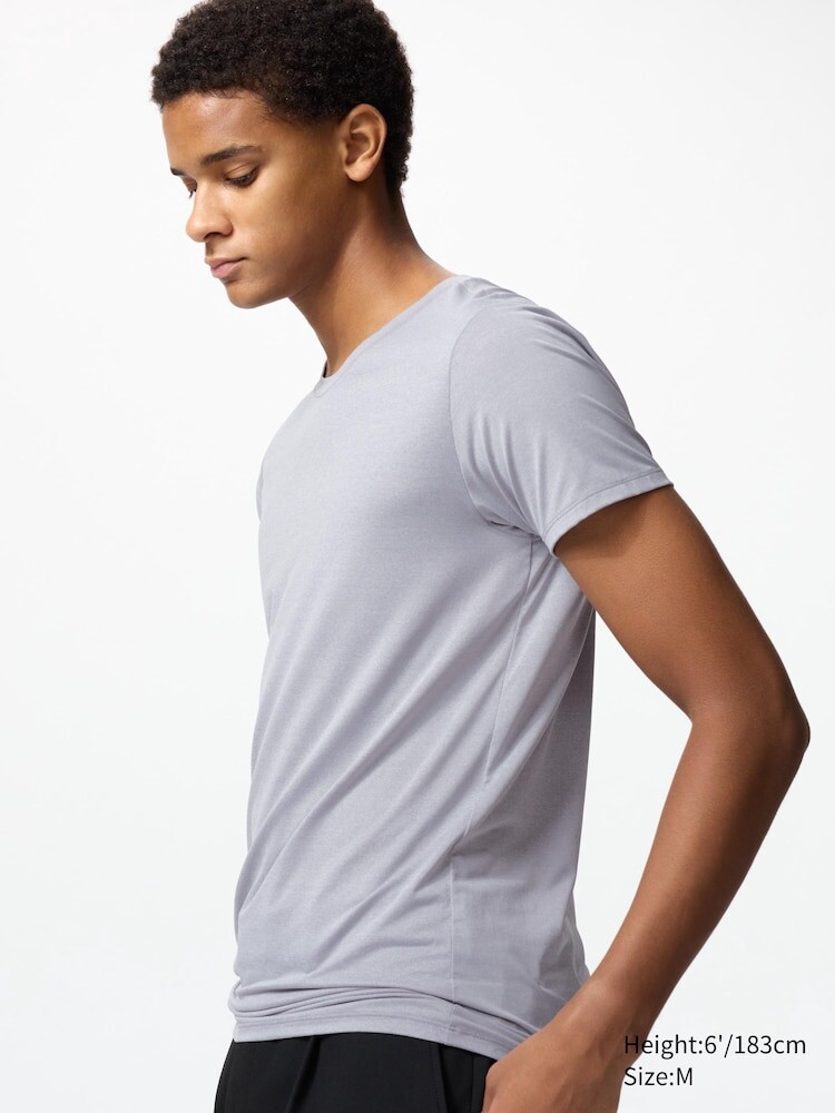 Футболка Airism с круглым вырезом Uniqlo, цвет 02 серый
Футболка Airism с круглым вырезом Uniqlo, цвет 02 серый