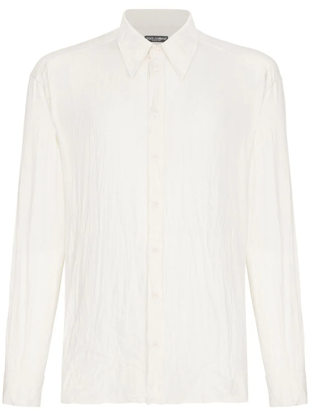Атласная рубашка на пуговицах DOLCE & GABBANA, белый
Атласная рубашка на пуговицах DOLCE & GABBANA, белый