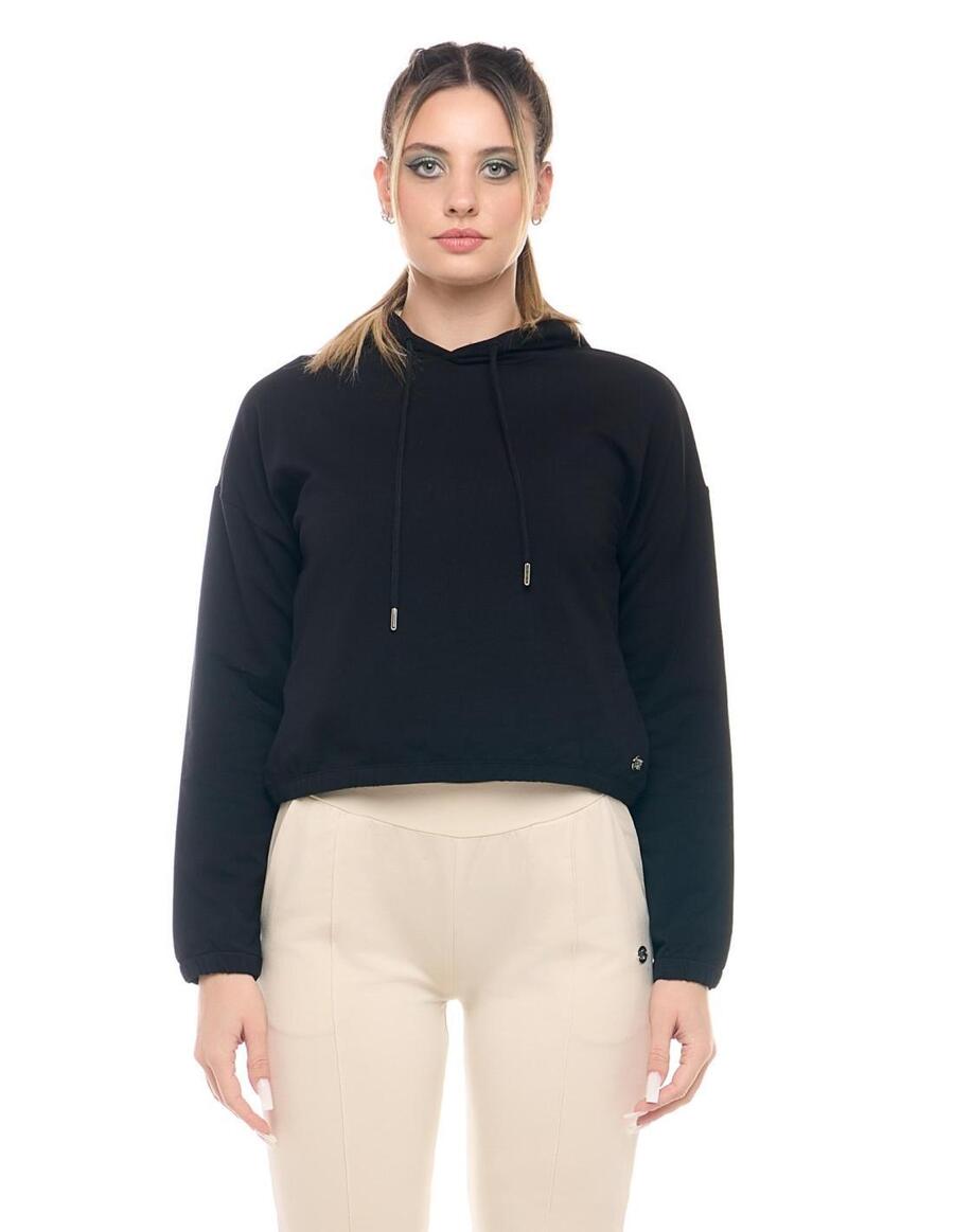 LEONE 1947 APPAREL Короткая укороченная женская толстовка Leone Basic с капюшоном
LEONE 1947 APPAREL Короткая укороченная женская толстовка Leone Basic с капюшоном