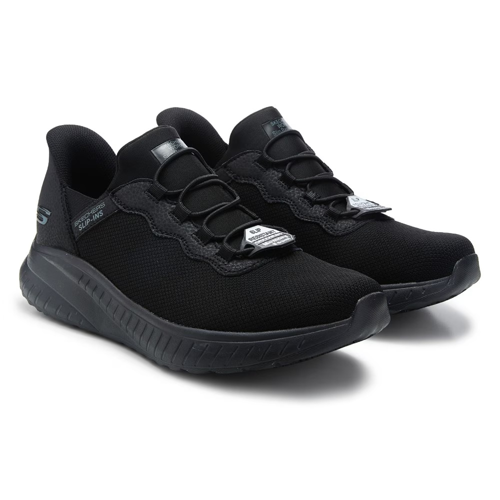 Кроссовки с широкой нескользящей подошвой Slip-Ins squad chaos Skechers Work, black
Кроссовки с широкой нескользящей подошвой Slip-Ins squad chaos Skechers Work, black
