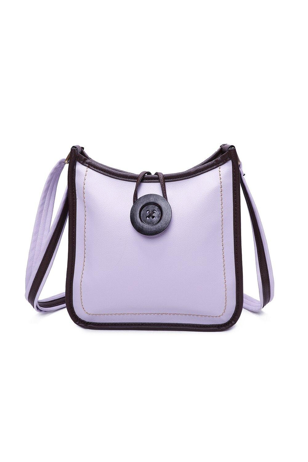 Сумка-мессенджер Hava на пуговицах из искусственной кожи Fontanella Fashion, фиолетовый
Сумка-мессенджер Hava на пуговицах из искусственной кожи Fontanella Fashion, фиолетовый