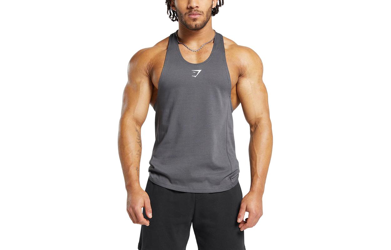 Мужская серая майка Tank GYMSHARK, серый
Мужская серая майка Tank GYMSHARK, серый