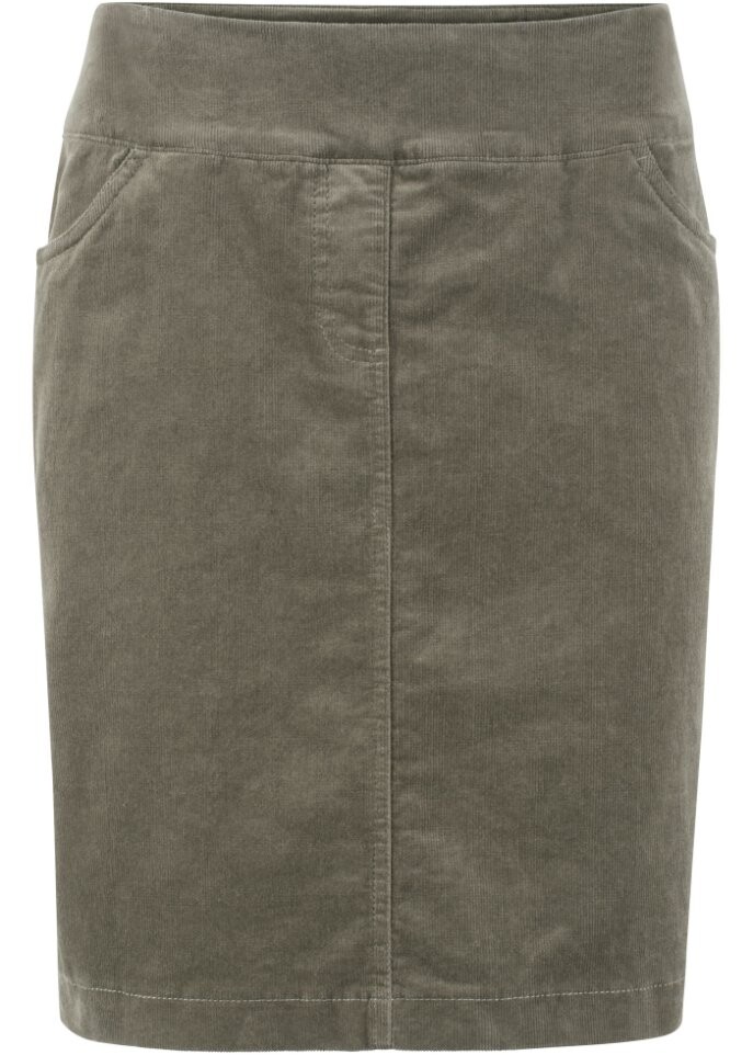 Юбка из эластичного хлопкового вельвета с удобным поясом Bpc Bonprix Collection, зеленый
Юбка из эластичного хлопкового вельвета с удобным поясом Bpc Bonprix Collection, зеленый