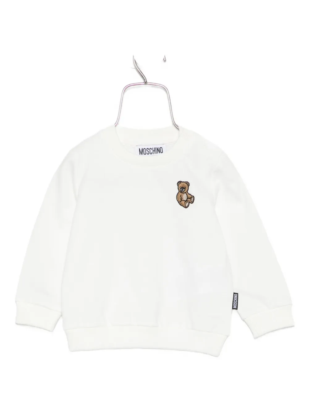 Толстовка с вышивкой Moschino Kids, белый
Толстовка с вышивкой Moschino Kids, белый