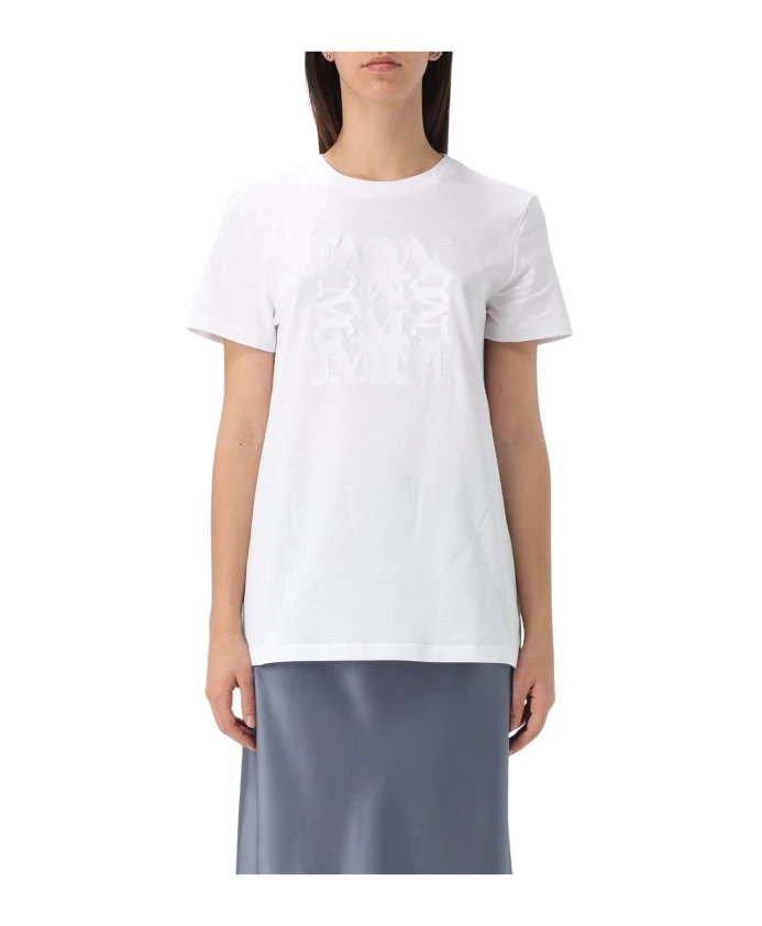 Белая футболка с логотипом Max Mara, белый
Белая футболка с логотипом Max Mara, белый