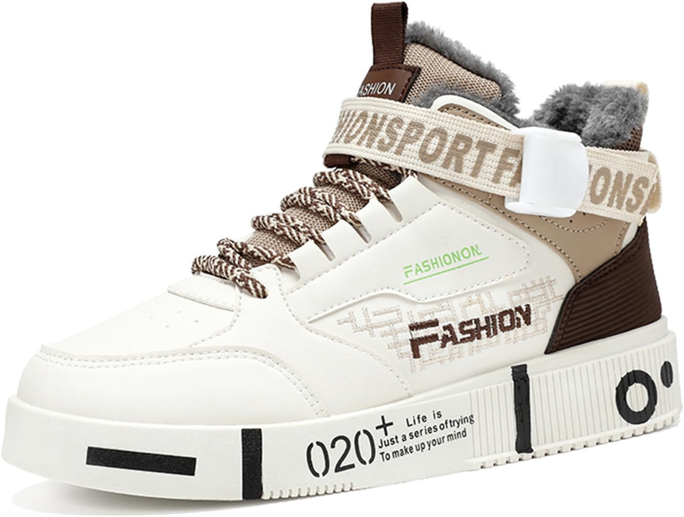 Мужские модные кроссовки SPWAGYM, высокие скейт-обувь, стильные кроссовки, повседневные спортивные кроссовки для ходьбы, бежевый
Мужские модные кроссовки SPWAGYM, высокие скейт-обувь, стильные кроссовки, повседневные спортивные кроссовки для ходьбы, бежевый