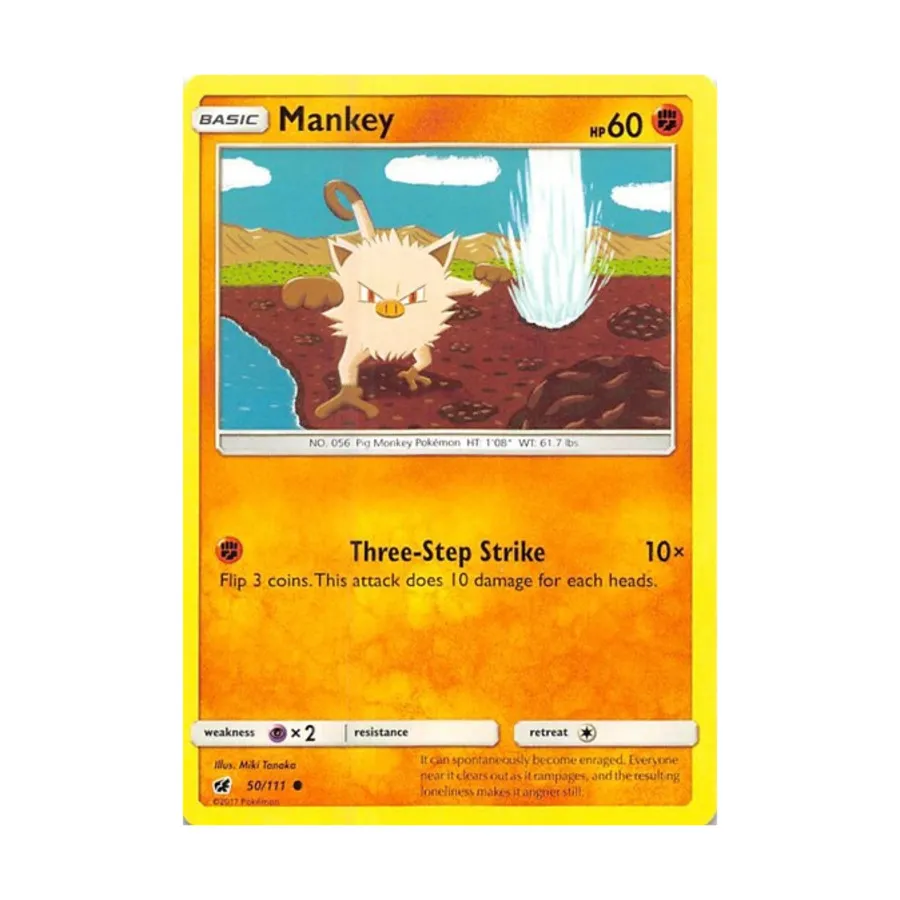 CCG Мэнки (C) #50, Pokemon - Sun & Moon - Crimson Invasion - Singles
CCG Мэнки (C) #50, Pokemon - Sun & Moon - Crimson Invasion - Singles