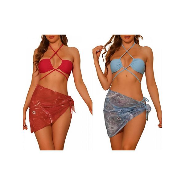 2 комплекта женского бикини-бандо с кольцом и саронгом Inspire Chic, Red Light Blue, Красный, 2 комплекта женского бикини-бандо с кольцом и саронгом Inspire Chic, Red Light Blue
2 комплекта женского бикини-бандо с кольцом и саронгом Inspire Chic, Red Light Blue, Красный, 2 комплекта женского бикини-бандо с кольцом и саронгом Inspire Chic, Red Light Blue