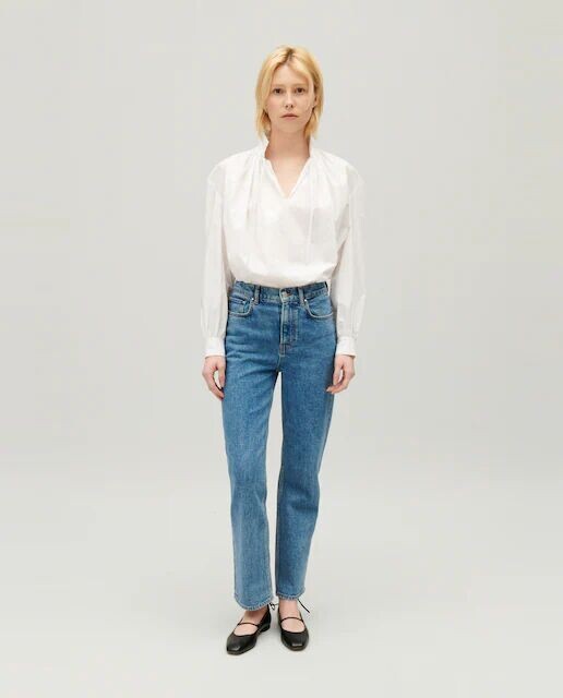 Jean-Toto Женские стираные прямые джинсы со средней посадкой Claudie Pierlot, светло-синий
Jean-Toto Женские стираные прямые джинсы со средней посадкой Claudie Pierlot, светло-синий