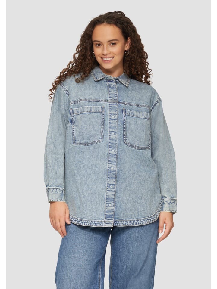 Блуза QS Bluse langarm, синий
Блуза QS Bluse langarm, синий