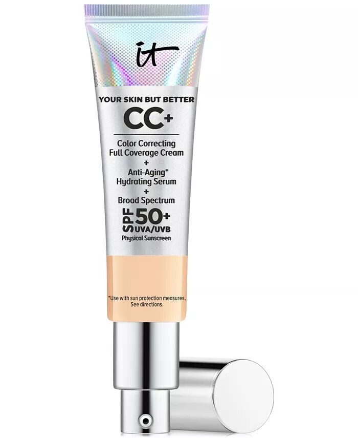 CC+ Крем с SPF 50+ It Cosmetics, цвет Light Medium
CC+ Крем с SPF 50+ It Cosmetics, цвет Light Medium