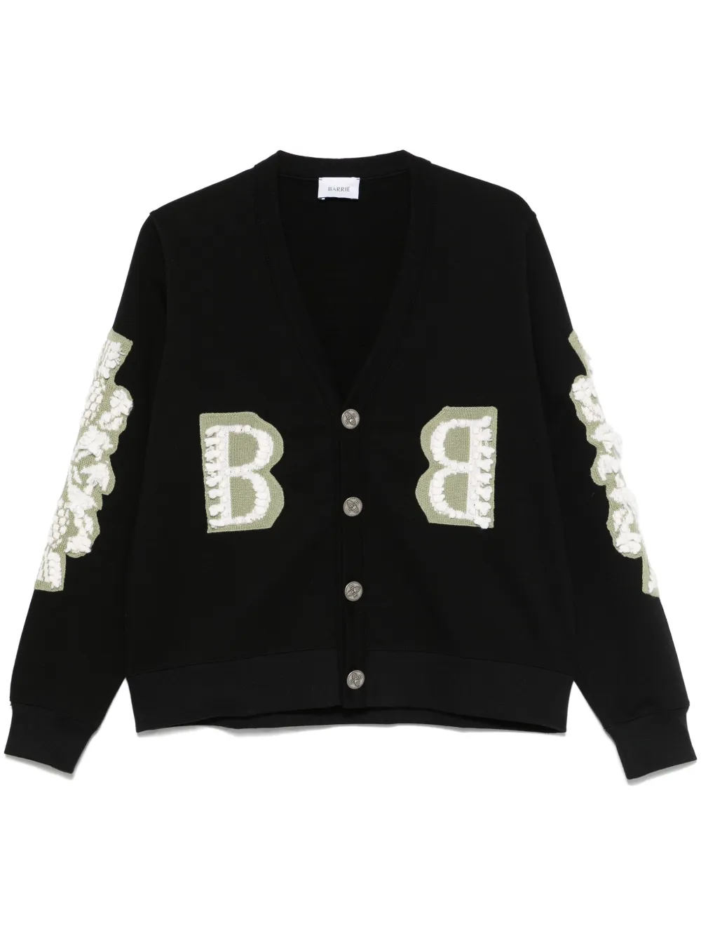 Кардиган с вышитым логотипом Barrie, черный
Кардиган с вышитым логотипом Barrie, черный