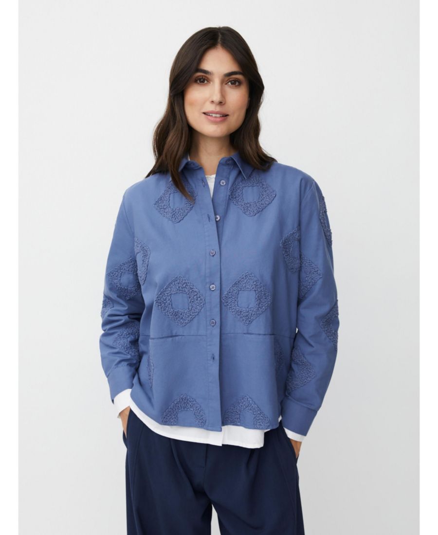 Женская рубашка с длинными рукавами и воротником, 100% хлопок Masai Copenhagen, Bijou blue
Женская рубашка с длинными рукавами и воротником, 100% хлопок Masai Copenhagen, Bijou blue