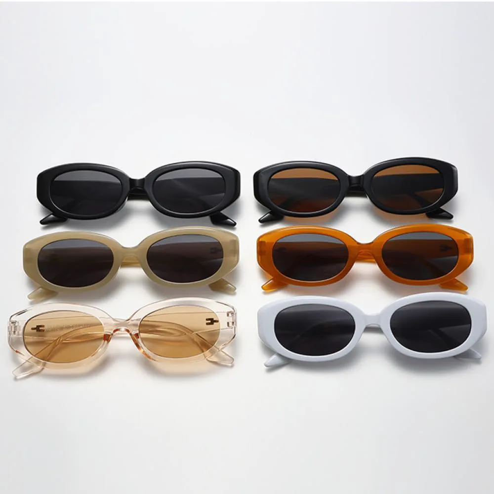 Солнцезащитные очки LVTFCO Trend для женщин и мужчин, овальные, в стиле ретро, повседневные, модные, для путешествий, с защитой от УФ-излучения UV400, White
Солнцезащитные очки LVTFCO Trend для женщин и мужчин, овальные, в стиле ретро, повседневные, модные, для путешествий, с защитой от УФ-излучения UV400, White