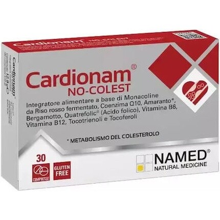 Cardionam No-Colest Пищевая добавка - 30 капсул Named
Cardionam No-Colest Пищевая добавка - 30 капсул Named