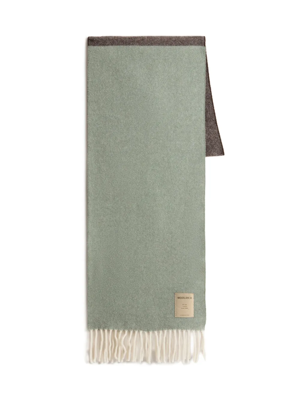 Шерстяной шарф с бахромой Woolrich, зеленый
Шерстяной шарф с бахромой Woolrich, зеленый